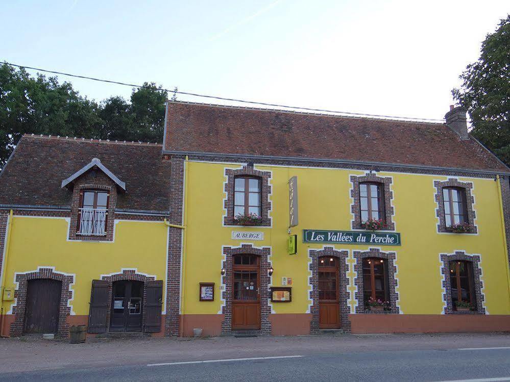 Logis-Hotel Restaurant Auberge Les Vallees Du Perche Vichères Екстериор снимка